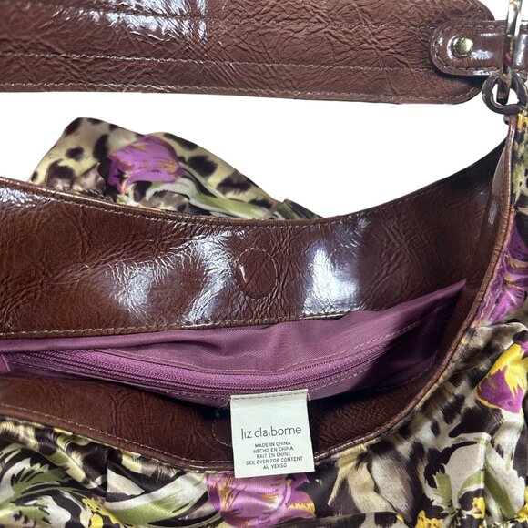 Vintage Liz Claiborne Bag - Camo and Flowers – Lots of Pockets - Picture 4 of 8